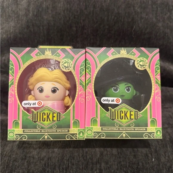 New NWT Unique Rare Lot Of 2 Wicked Wizard Of Oz Bitty Boomer Bluetooth Speakers - Picture 4 of 7